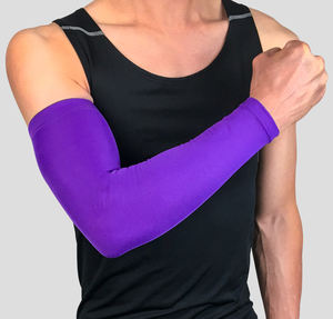 Taekwondo — manchon de compression pour bras, <span class=keywords><strong>croquis</strong></span> rouge fin, coloré, golf en plein air, course, manchon super respirant, protection contre l'arthrite - Product Image 5