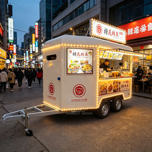 <b>Towable</b> Mobile Oem Ice Cream Trailer Catering Cart Custom Size Stainless Steel Concession Food Truck With Full Kitchen - Product Image 1