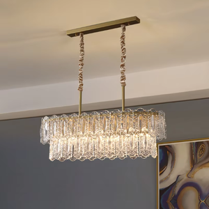 Lámpara de Techo Colgante Larga de Estilo Nórdico Minimalista Moderno para Decoración de Sala de Estar - Product Image 1