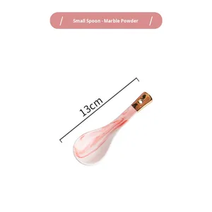 Modern Trendy Marble-Patterned Ceramic <b>Dinnerware</b> <b>Set</b> Disposable Tableware <b>for</b> Simple Home Use Includes Bowls Plates Chopsticks - Product Image 6