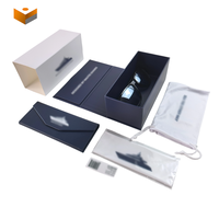 Coffret de lunettes en carton magnétique haut de gamme avec couvercle rabattable, personnalisable, pour lunettes de soleil et cadeaux