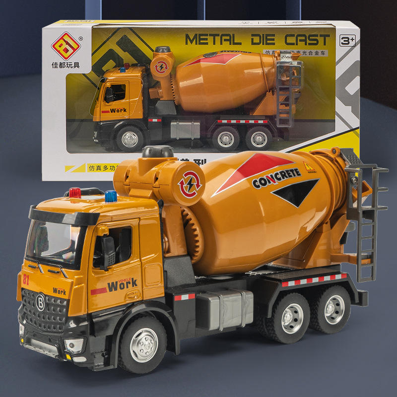 Camion malaxeur à construction en alliage