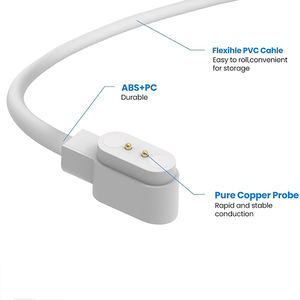 <span class=keywords><strong>Cable</strong></span> de carga USB de repuesto blanco personalizado OEM DAJIANG para reloj inteligente LED de reloj inteligente magnético portátil - Product Image 6