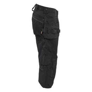 BLAKLADER - 175418329900D104 Craftsman pirate <b>shorts</b> <b>stretch</b> Black - EAN 7330509925669 <b>WORK</b> TROUSERS <b>WORK</b> <b>SHORTS</b> - Product Image 4
