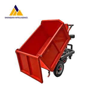 Elektrische zit-sta-wagen met flexibele besturing, zwaarbelastbaar industrieel <span class=keywords><strong>mini</strong></span>-vrachtwagentje - Product Image 5