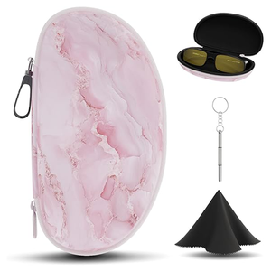 Estuche Portátil <span class=keywords><strong>de</strong></span> EVA para Gafas <span class=keywords><strong>de</strong></span> Sol, con Cierre y Logotipo Personalizado, Caja Rígida para Gafas <span class=keywords><strong>de</strong></span> Lectura y Miopía - Product Image 5