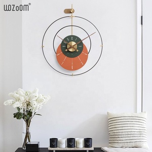 EMITDOOG Reloj de Pared de Metal de Lujo de Estilo <span class=keywords><strong>Español</strong></span> Moderno, Decoración de Lujo PARA EL Hogar, Reloj de Pared Grande - Product Image 4