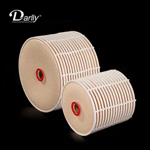 Zhejiang Manufacturer Oil Cartridge 8''/12''/16'' 5 Micron Lenticular Filter Cartridge Biodiesel For Beer And Wine Filtration