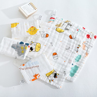 Bavoirs en mousseline de coton personnalisés avec logo, 6 couches respirantes, serviettes à salive pour bébé, ajustables, réutilisables, sans BPA, 25x25cm