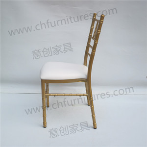 Moderno oro Chiavari boda muebles nuevo estilo duradero sillas de metal para hoteles comedor y uso al aire libre al por mayor disponible - Product Image 4