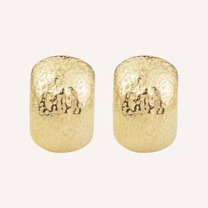 Aretes Minimalistas de Acero Inoxidable Dorado YFB E600 de 2.3 cm, Joyería de Moda para Primavera/Verano - Product Image 1