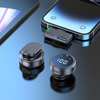 Microphone Lavalier H25 2.4G sans fil avec réduction de bruit et affichage du niveau de batterie pour Type-C et Lightning