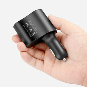 Chargeur de voiture USB portable mains libres avec 3 ports USB, chargeur de voiture USB, allume-cigare - Product Image 1