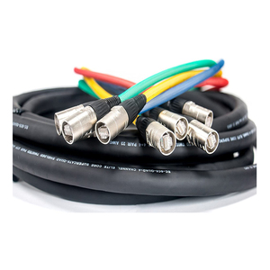 Cable Ethernet táctico CAT6 Cable cuádruple blindado con fantails de 2 'en cada extremo Cable Ethernet táctico CAT6 - Product Image 2