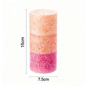 Bougie artisanale en cire de fleurs de glace en gros, utilisant de la paraffine et de la cire de fleurs, plusieurs couleurs pour Noël, anniversaire, fête, cadeau - Product Image 2