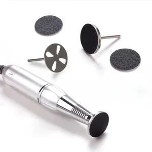 15/20/25/35MM Replaceable Sandpaper Disc for Foot Dead Skin Calluse Remove Cuticle Files Foot Electric Rotating <b>Pedicure</b> <b>Tools</b> - Product Image 4