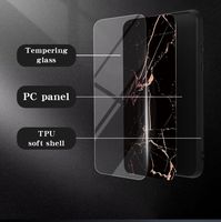 Vente chaude étui de téléphone portable verre marbré coque dure couverture de plaque pour tous les modèles mobiles protecteur de téléphone