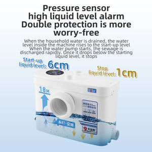 Sofar W18B <span class=keywords><strong>Pompe</strong></span> <span class=keywords><strong>de</strong></span> <span class=keywords><strong>relevage</strong></span> des <span class=keywords><strong>eaux</strong></span> <span class=keywords><strong>usées</strong></span> des toilettes entièrement automatique pour villa haute pression dans la salle <span class=keywords><strong>de</strong></span> bain pour les <span class=keywords><strong>eaux</strong></span> <span class=keywords><strong>usées</strong></span> - Product Image 5