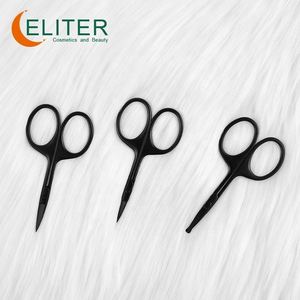 Eliter-Tijeras de acero inoxidable para uñas, color negro, para cortar cutículas - Product Image 3