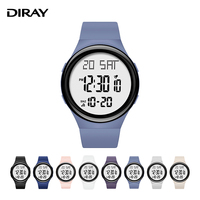 Montres numériques de luxe pour étudiants en mode, sport, grand écran LED, étanches 5M, bracelet en silicone détachable, fonction alarme, unisexe