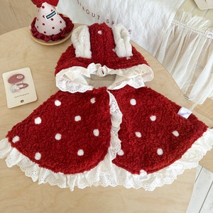 Girls Fleece Cape Winter Princess Shawl <b>Coat</b> Thickening Sleeveless Soft With Label <b>Toddler</b> Clothing - Product Image 1