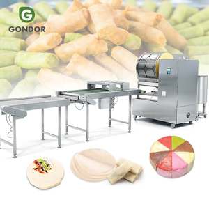 Máquina para hacer rollitos de primavera, lumpia, samosas finas de Shanghái, hojas de masa, para enrollar, envolver, hacer omelettes e injera, y hornear - Product Image 1
