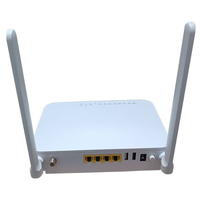 Modem Fiber Optik ONT WiFi X-PON 4GE F668V dengan Dual Band 2.4G/5G 12V untuk FTTH GPON ONU 1POTS