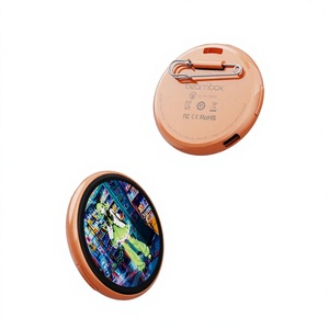 Clip électronique pour badge Beambox, écran de 1,8 pouce, porte-badge Nano avec dos magnétique et attache à épingle de sécurité - Product Image 5