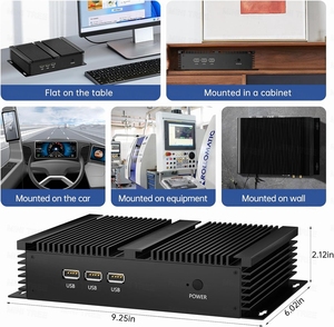 11Th Gen Fanless Industrial <span class=keywords><strong>Computer</strong></span> Dual RS232 COM RAM 8GB 256GB SSD <span class=keywords><strong>Core</strong></span> I7-10710U 1165G7 Linux Mini tertanam kotak PC Mount - Product Image 4