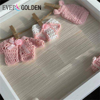 5x5cm Mini Gehäkelte 100% Baumwolle Rosa Windel-Gastgeschenke für Babyparty & Diwali - Die Niedlichste Art, den Babynamen zu Offenbaren
