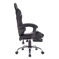 Chaise de jeu personnalisée promotionnelle d'usine, chaise d'ordinateur en cuir PU à dossier haut pour salle d'étudiant