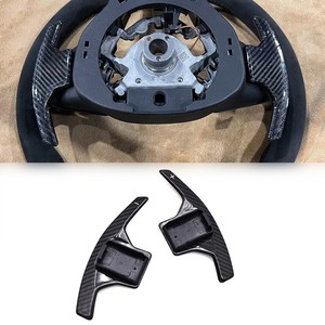 Adapté pour <span class=keywords><strong>Nissan</strong></span> GTR R35 <span class=keywords><strong>R50</strong></span> remplacement pagaie de changement de vitesse en Fiber de carbone t-carbon volant de changement de vitesse palettes accessoires - Product Image 4