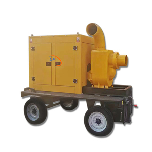 Nueva bomba de riego autocebante de una sola etapa diésel, bomba de drenaje agrícola móvil con taponamiento de cojinete de caja de cambios de motor - Product Image 6