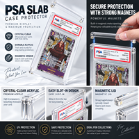 Étui de protection transparent en acrylique pour cartes gradées PSA, TCG, Anime – Présentoir personnalisable avec logo – Vente en gros