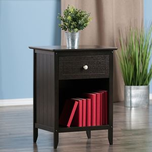 DB Blair Accent Table; Mesita de noche; Café - Product Image 2