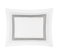 Housse de coussin moderne 100S 100% coton Broderie Housse de coussin personnalisée