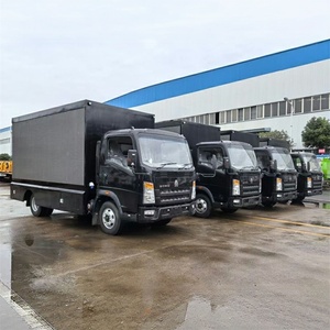 New HOWO Diesel Mobile LED Advertising Van Truck P4 P5 LED Display Screen Billboard Truck for Sale - Product Image 3