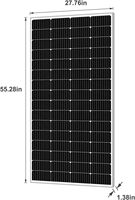 Échantillon d'offre 182mm x 182mm 600w Panneau Transistor Power 550w Panneaux solaires photovoltaïques