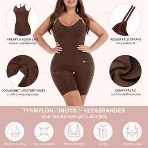 Hexin Wholesale Custom Service <strong>Backless</strong> Bodysuit Full Body Shaper Tummy Control <strong>Shapewear</strong> Seamless Body <strong>Shapewear</strong> for Women - Product Image 3