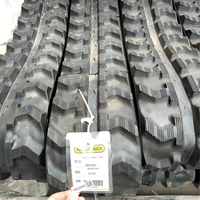 Rantai Karet 180x72x41 untuk Truk Skid Steer Loader dan Excavator