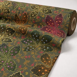 Tissu Popeline Biologique Respirant à Imprimé Floral en Polyester et Coton, Texture Douce, Fond Foncé, pour Confection de Robes, Décoration Intérieure, Garçons - Product Image 3
