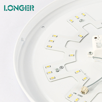 Lampe de plafond ronde à détecteur de mouvement pour salon, chambre, cuisine, couloir