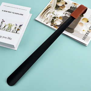 Calzador de madera con mango largo Logotipo personalizado Calzador de madera - Product Image 3