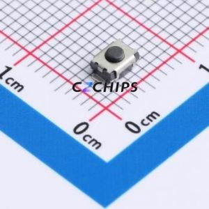 TS05-TBW1FH2.0 Tactile Switch SMD,6x3.5mm Switch Single Pole Single Throw Round Button 2.5N Vertical Mount - Product Image 1