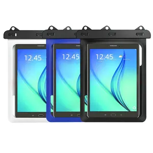 Universal Waterproof Case IPX8 Tablet Bag With Custom Logo Large Phone Pouch With Big Touch Sreen Window Design