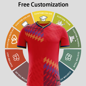 ชุดฟุตบอลแบบกำหนดเอง เสื้อฟุตบอล ชุดนักเตะ เวอร์ชั่นนักเตะ เสื้อฟุตบอลชาย ชุดกีฬา - Product Image 3