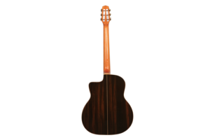 Guitare de <span class=keywords><strong>Jazz</strong></span> gitane en cèdre solide, avec trou ovale, en forme de D, AGJ60A - Product Image 3
