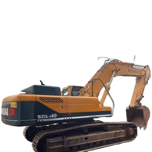 Excavatrice sur chenilles de grande taille Hyundai de 52 tonnes, fabriquée au Japon, avec moteur Cummings, Hyundai R520LVS - Product Image 1