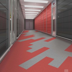 Moquette Commerciale Grise Résistante à l'Usure 50x50cm pour Couloirs d'Hôtels, Zones <span class=keywords><strong>de</strong></span> Réception et Bureaux Commerciaux - Product Image 1