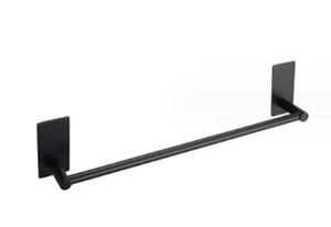 Strong Adhesive Black Stainless Steel <strong>Towel</strong> Bar <strong>Towel</strong> <strong>Holder</strong> <strong>Stick</strong> <strong>on</strong> Bath <strong>Towel</strong> Rack No Drill - Product Image 3